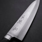 Gyuto VG-1 Polished Western Black Handle 180mm (Tsuba-ari)-[Musashi]-[Japanese-Kitchen-Knives]