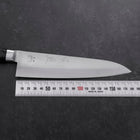 Gyuto VG-1 Polished Western Black Handle 180mm (Tsuba-ari)-[Musashi]-[Japanese-Kitchen-Knives]