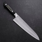 Gyuto VG-1 Polished Western Black Handle 180mm (Tsuba-ari)-[Musashi]-[Japanese-Kitchen-Knives]