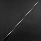 Gyuto VG-1 Polished Western Black Handle 180mm (Tsuba-nashi) (7”)-[Musashi]-[Japanese-Kitchen-Knives]