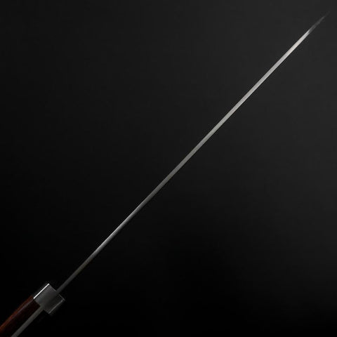 Gyuto VG-1 Polished Western Mahogany Handle 180mm (7”)-[Musashi]-[Japanese-Kitchen-Knives]