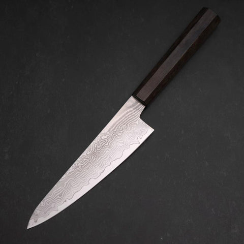 Gyuto VG-10 Damascus Ashwood Handle 145mm-[Musashi]-[Japanese-Kitchen-Knives]