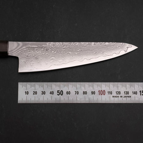 Gyuto VG-10 Damascus Ashwood Handle 145mm-[Musashi]-[Japanese-Kitchen-Knives]