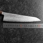 Gyuto VG-10 Damascus Ashwood Handle 210mm (8.3”)-[Musashi]-[Japanese-Kitchen-Knives]