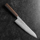 Gyuto VG-10 Damascus Ashwood Handle 210mm (8.3”)-[Musashi]-[Japanese-Kitchen-Knives]