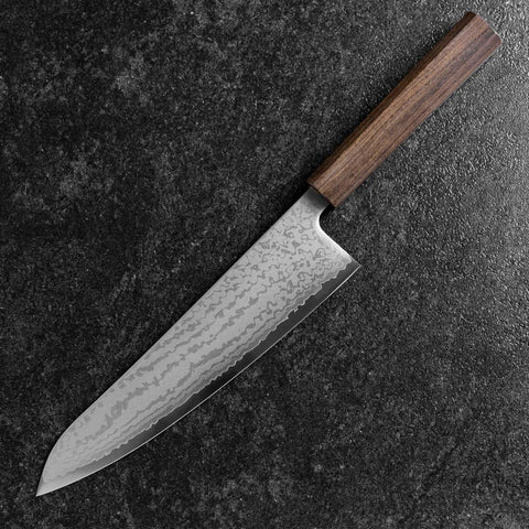 Gyuto VG-10 Damascus Ashwood Handle 210mm-[Musashi]-[Japanese-Kitchen-Knives]