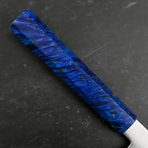 Gyuto VG-10 Damascus Blue Birch Handle 210mm-[Musashi]-[Japanese-Kitchen-Knives]