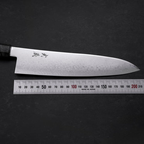 Gyuto VG-10 Damascus Gray Birch Handle 210mm-[Musashi]-[Japanese-Kitchen-Knives]