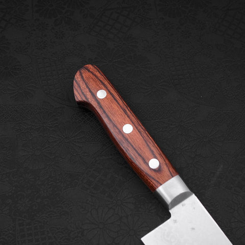 Gyuto VG-10 Damascus Mahogany Handle 210mm-[Musashi]-[Japanese-Kitchen-Knives]