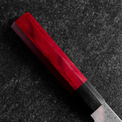 Gyuto VG-10 Damascus Pakka Handle 210mm (8.3”)-[Musashi]-[Japanese-Kitchen-Knives]