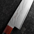 Gyuto VG-10 Damascus Shitan Ebony Handle 210mm-[Musashi]-[Japanese-Kitchen-Knives]