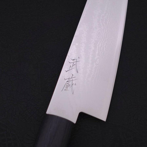 Gyuto VG-10 Damascus Shitan Handle 180mm-[Musashi]-[Japanese-Kitchen-Knives]