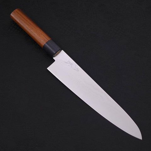 Gyuto VG-10 Damascus Shitan Handle 210mm-[Musashi]-[Japanese-Kitchen-Knives]