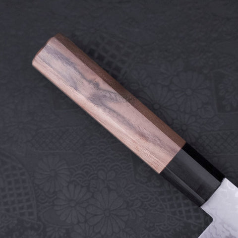 Gyuto VG-10 Damascus Walnut Handle 180mm (7”)-[Musashi]-[Japanese-Kitchen-Knives]