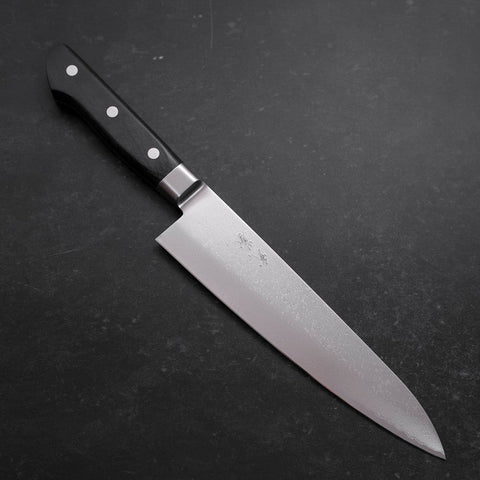 Gyuto VG-10 Damascus Western Black Handle 210mm (8.3”)-[Musashi]-[Japanese-Kitchen-Knives]