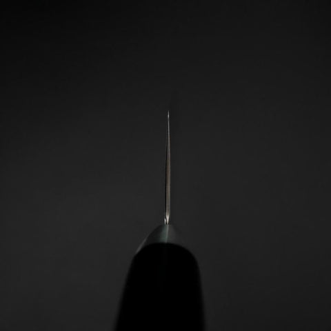 Gyuto VG-10 Damascus Western Black Round Handle 235mm-[Musashi]-[Japanese-Kitchen-Knives]