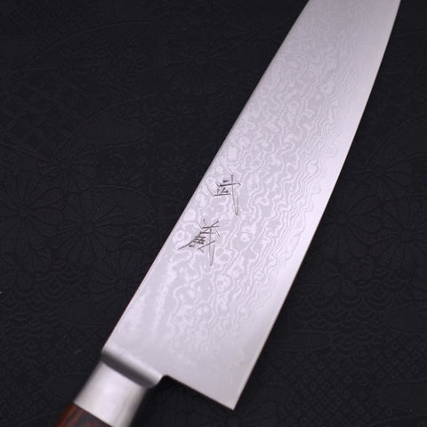 Gyuto VG-10 Damascus Western Handle 180mm-[Musashi]-[Japanese-Kitchen-Knives]