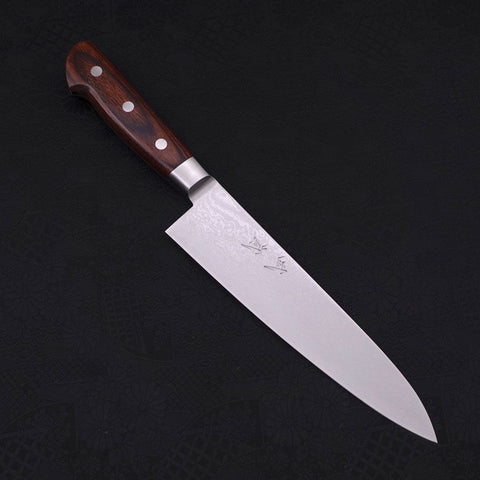 Gyuto VG-10 Damascus Western Handle 180mm-[Musashi]-[Japanese-Kitchen-Knives]
