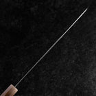Gyuto VG-10 Mirror Tsuchime Damascus Dark Pink Buffalo Maple Handle 240mm-[Musashi]-[Japanese-Kitchen-Knives]
