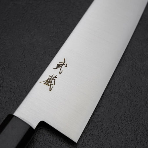 Gyuto VG-10 Polished Ebony Handle 205mm-[Musashi]-[Japanese-Kitchen-Knives]