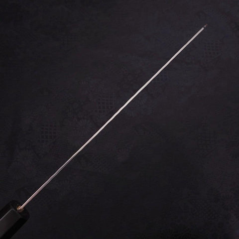 Gyuto VG-10 Tsuchime Damascus Buffalo Ebony Handle 210mm-[Musashi]-[Japanese-Kitchen-Knives]