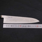 Gyuto VG-10 Tsuchime Damascus Buffalo Ebony Handle 210mm-[Musashi]-[Japanese-Kitchen-Knives]
