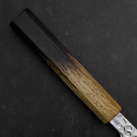 Gyuto VG-10 Tsuchime Damascus Yaki Urushi Handle 210mm-[Musashi]-[Japanese-Kitchen-Knives]