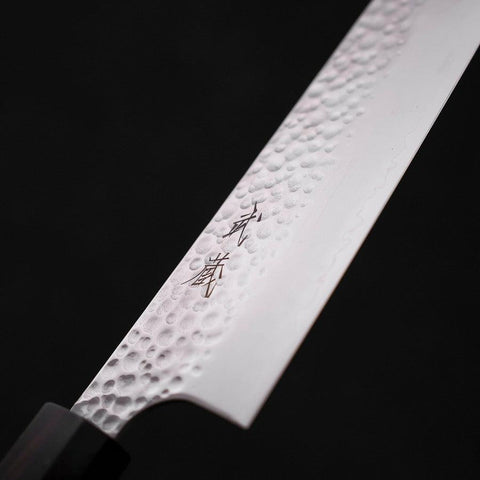 Gyuto VG-10 Tsuchime Ebony Handle 210mm-[Musashi]-[Japanese-Kitchen-Knives]