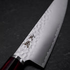 Gyuto VG-10 Tsuchime Oval Red Handle 180mm-[Musashi]-[Japanese-Kitchen-Knives]