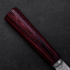 Gyuto VG-10 Tsuchime Oval Red Handle 180mm-[Musashi]-[Japanese-Kitchen-Knives]