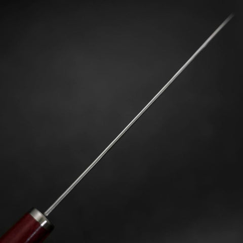 Gyuto VG-10 Tsuchime Western Red Handle 185mm-[Musashi]-[Japanese-Kitchen-Knives]