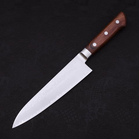 Gyuto VG-5 Tsuchime Western Handle 180mm-[Musashi]-[Japanese-Kitchen-Knives]