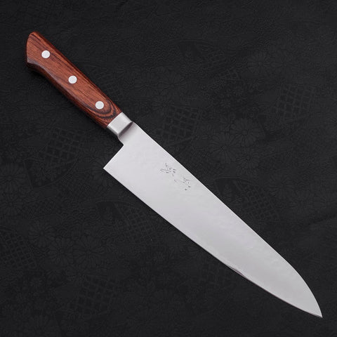 Gyuto VG-5 Tsuchime Western Handle 210mm-[Musashi]-[Japanese-Kitchen-Knives]