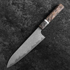 Gyuto VG-XEOS Damascus Maple Handle 200mm (7.9”)-[Musashi]-[Japanese-Kitchen-Knives]