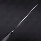 Gyuto White Steel #1 Mirror Water Honyaki Buffalo Ebony Handle With Sheath 210mm (8.3”)-[Musashi]-[Japanese-Kitchen-Knives]