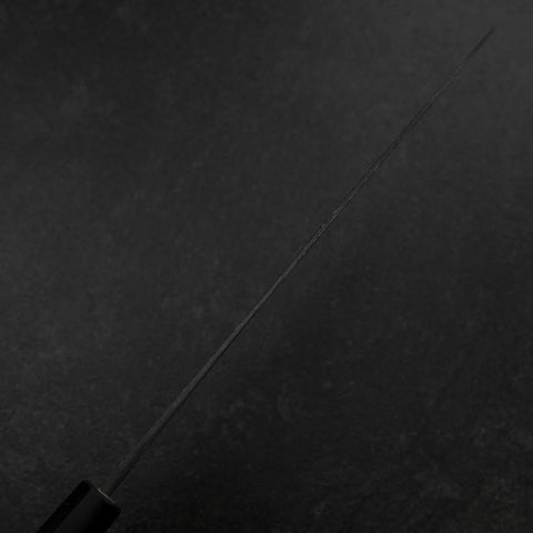 Gyuto White Steel #2 Kurouchi Buffalo Magnolia Handle 240mm-[Musashi]-[Japanese-Kitchen-Knives]