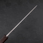 Gyuto White Steel #2 Nashiji Ebony Handle 210mm (8.3”)-[Musashi]-[Japanese-Kitchen-Knives]