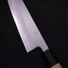 Gyuto White Steel #1 Polished Buffalo Magnolia Handle 180mm-[Musashi]-[Japanese-Kitchen-Knives]