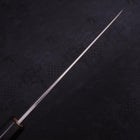 Gyuto White Steel #1 Polished Buffalo Magnolia Handle 180mm-[Musashi]-[Japanese-Kitchen-Knives]