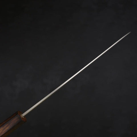 Gyuto White Steel #1 Polished Sumi Urushi Handle 210mm-[Musashi]-[Japanese-Kitchen-Knives]