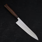 Gyuto White Steel #1 Polished Sumi Urushi Handle 210mm-[Musashi]-[Japanese-Kitchen-Knives]