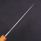 Gyuto White Steel #1 Polished Yaki Urushi Handle 180mm-[Musashi]-[Japanese-Kitchen-Knives]