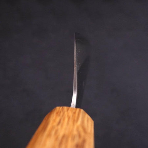 Gyuto White Steel #1 Polished Yaki Urushi Handle 210mm-[Musashi]-[Japanese-Kitchen-Knives]