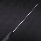 Gyuto White Steel #2 Nashiji Ebony Handle 240mm-[Musashi]-[Japanese-Kitchen-Knives]