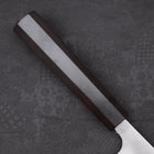 Gyuto White Steel #2 Nashiji Ebony Handle 240mm-[Musashi]-[Japanese-Kitchen-Knives]