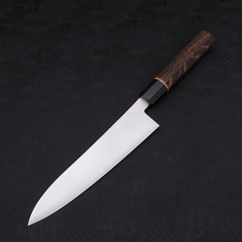 Gyuto ZDP-189 Polished Buffalo Chestnuts Handle 210mm-[Musashi]-[Japanese-Kitchen-Knives]