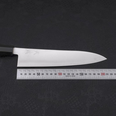 Gyuto ZDP-189 Polished Buffalo Chestnuts Handle 210mm-[Musashi]-[Japanese-Kitchen-Knives]