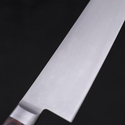 Gyuto knife AUS-8 Polished Western Mahogany Handle 210mm-[Musashi]-[Japanese-Kitchen-Knives]