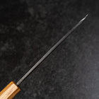 Kaisaki White Steel #2 Kurouchi Oak Handle 120mm (4.7”)-[Musashi]-[Japanese-Kitchen-Knives]