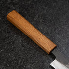 Kaisaki White Steel #2 Kurouchi Oak Handle 120mm (4.7”)-[Musashi]-[Japanese-Kitchen-Knives]